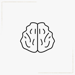brain line icon