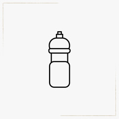 shaker line icon