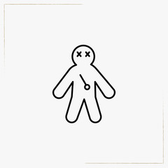 voodoo line icon