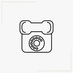 telephone line icon