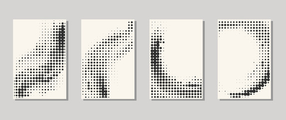 abstract grunge halftone dot texture