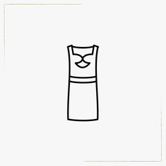 dress line icon
