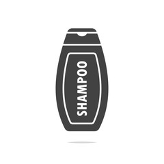 Shampoo bottle icon vector isolated