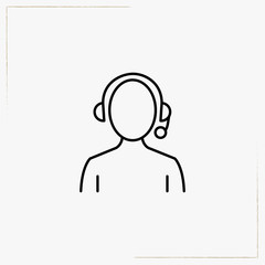 call center line icon