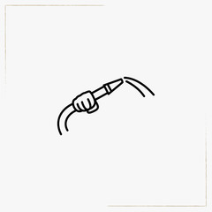 water hose line icon