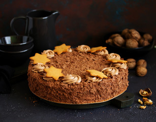 Chocolate cake.