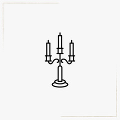 candlestick line icon - 192715583
