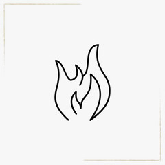 fire line icon