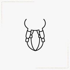 udder line icon
