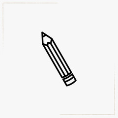 pencil line icon