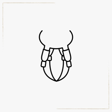 recommend clip art: udder line icon