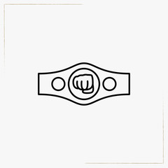 box belt line icon
