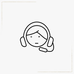call center line icon