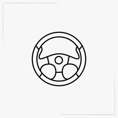 wheel line icon