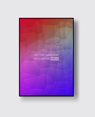 Creative design poster with vibrant gradients.