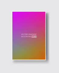 Naklejka na ściany i meble Creative design poster with vibrant gradients.