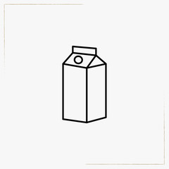 milk line icon