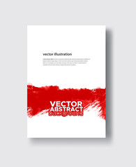 Vector banner shapes isolated on white background.