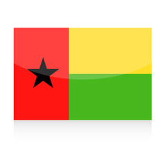 Guinea-Bissau Flag Vector Icon