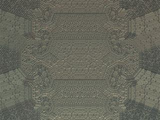 Abstract pattern with metallic glitter and shadow effect.