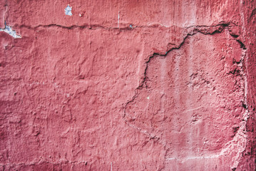 Grunge pink  wall background