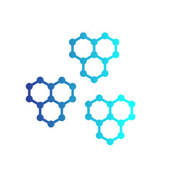 graphene structures vector illustration