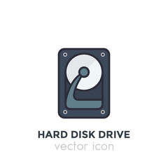 HDD, hard drive icon