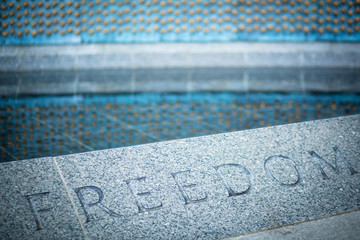 Price of Freedom memorial in Washington, DC, USA