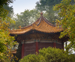 Pagoda architecture in China.