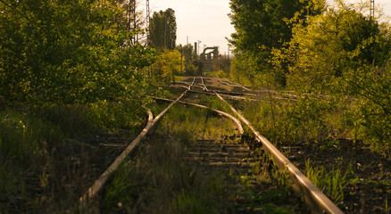 Old abandoned railway