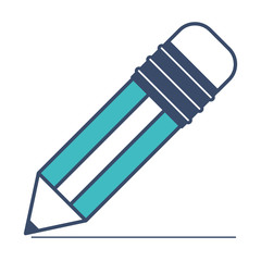 pencil school isolated icon vector illustration design