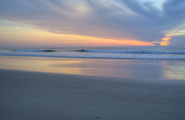 Sunrise at Cape Canaveral National Seashore in Florida.