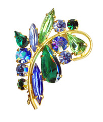 colorful vintage brooch