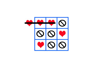Every thing is fair in love tic tac toe