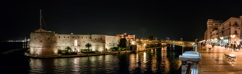 Taranto at night