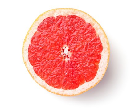 Grapefruit Isolated on White Background