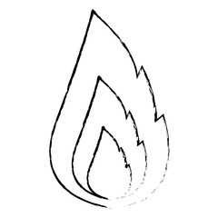 candle flame isolated icon vector illustration design