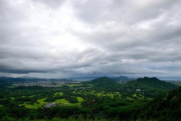 Obraz premium ヌアヌ・パリ 展望台