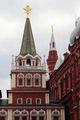 Fototapeta na wymiar The Museum of History, Red Square, Moscow 