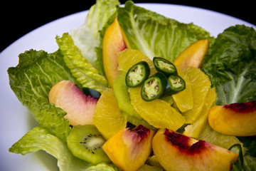 Peach salad