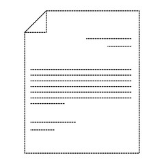 document paper isolated icon vector illustration design