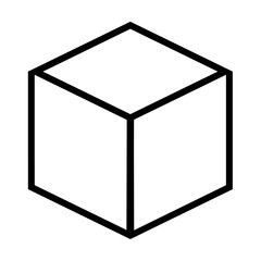 Box line simple icon