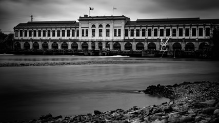 Fototapeta premium Hydroelectric Central of Cusset