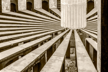 Inside view of Rama Yantra of Jantar Mantar