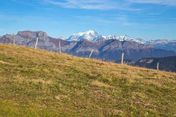 Vue sur le Mont-Blanc