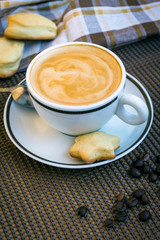 Cappuccino white cup