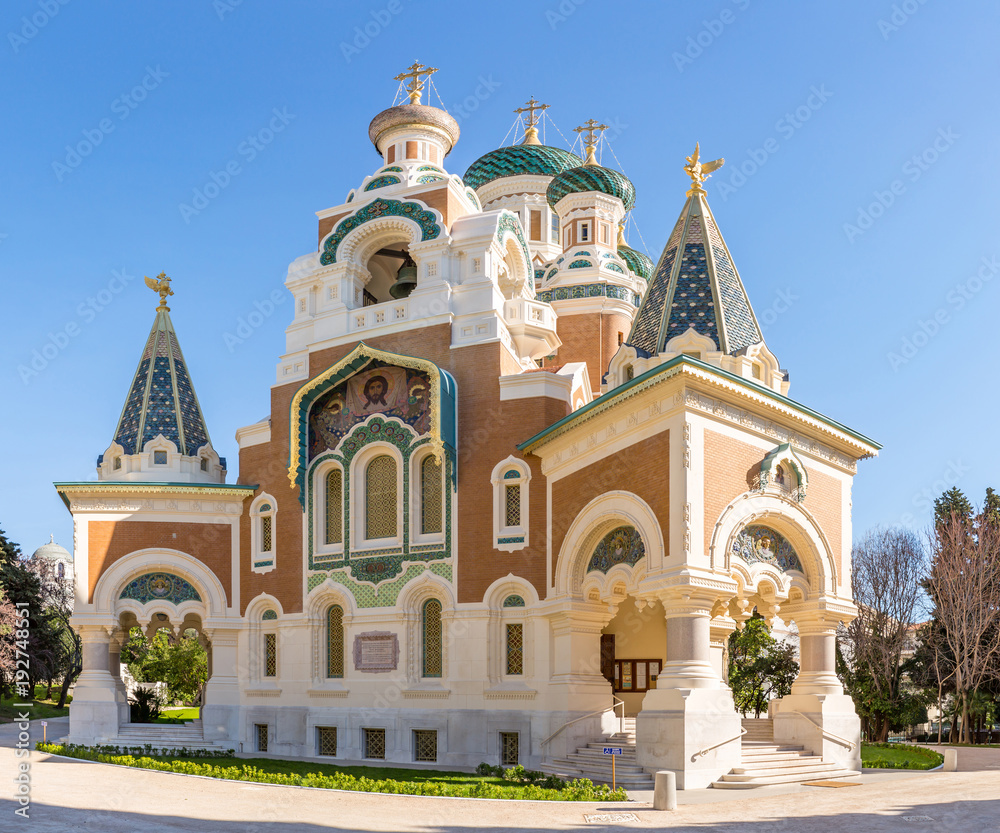 Wall mural Orthodoxy church Nice France