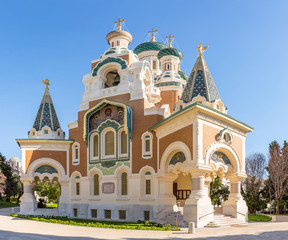 Fototapeta na wymiar Orthodoxy church Nice France