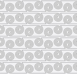 vector seamless pattern with curve lines. swirl geometric lines