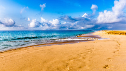Cape verde island Ocean landscape